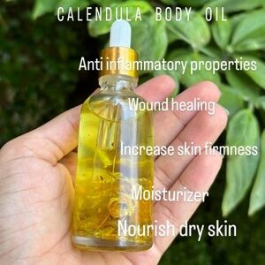 Infused calendula body oil (2)